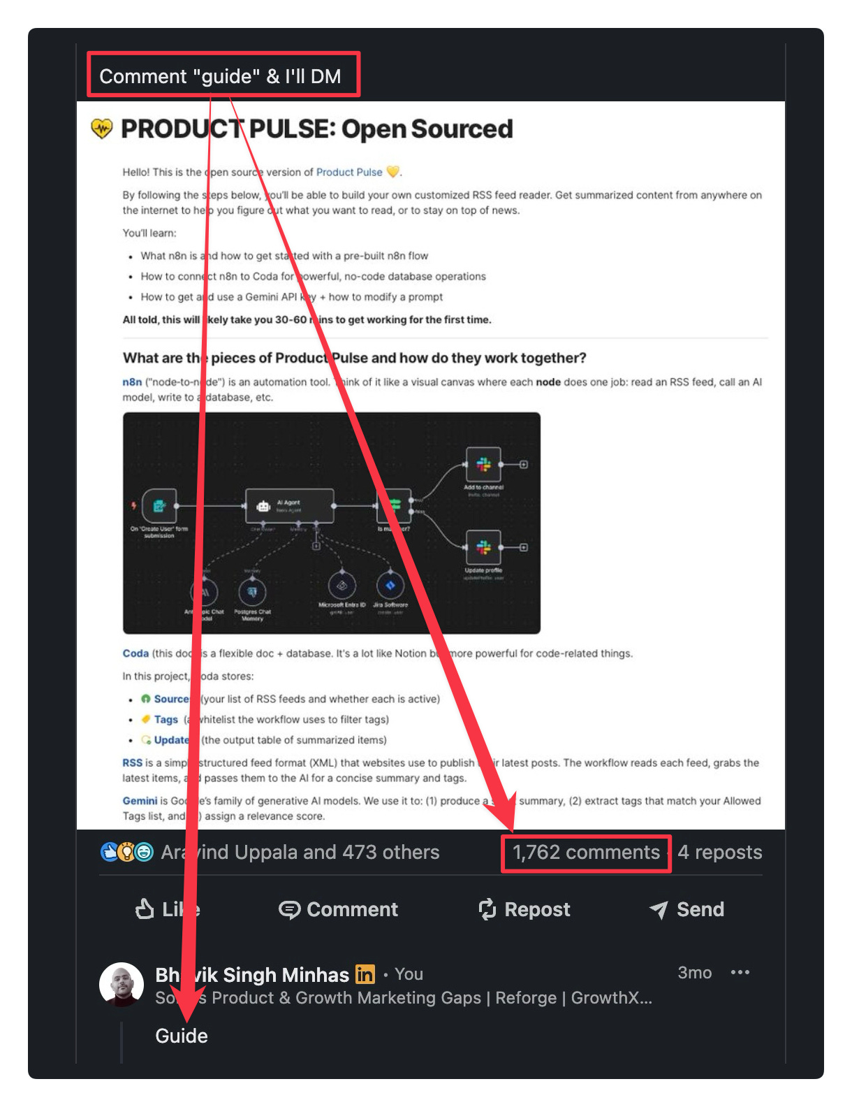 lots of low value comments