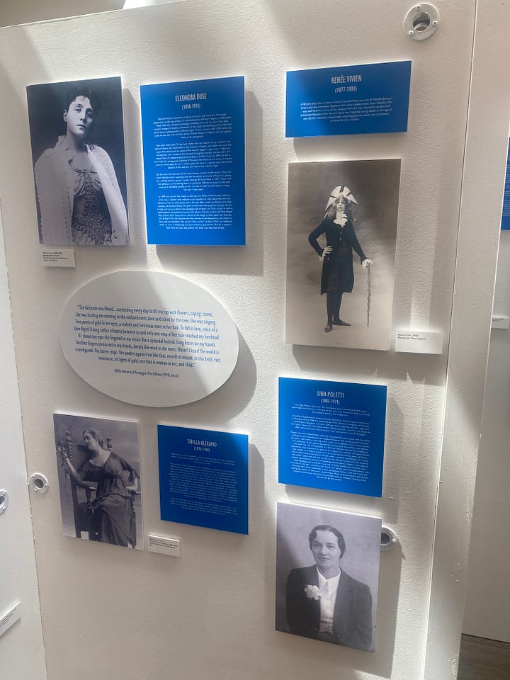 After Sappho on display in Foyles central London
