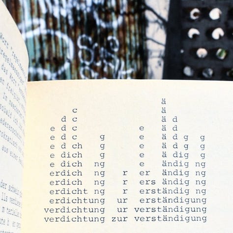 Claus Bremer, Anlaesse, Luchterhand, Neuwied & Berlin, 1970 [konkretpoesi. © Claus Bremer]