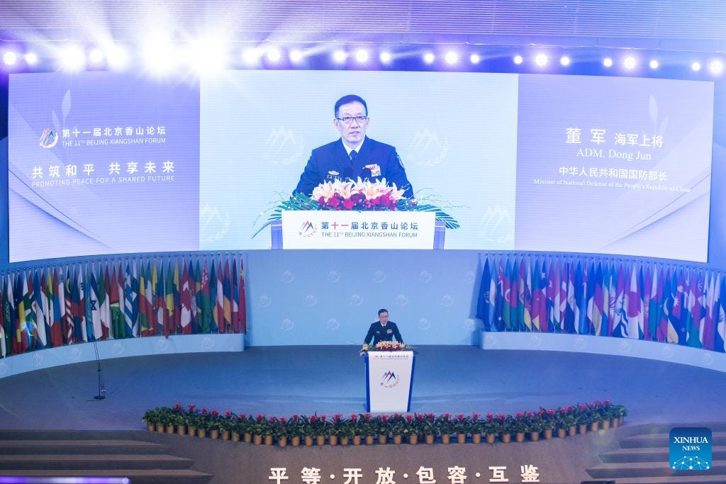 Chinese defense minister urges pooling strength for peace in times of  changes-Xinhua