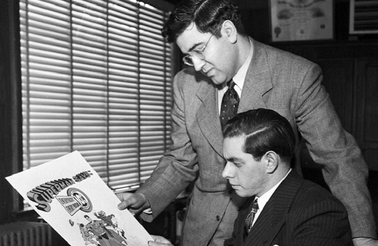 Creators of Comic Book Legend Superman, Jerry Siegel and Joe Shuster,  Inducted Into Jewish-American Hall of Fame | Combat Antisemitism Movement