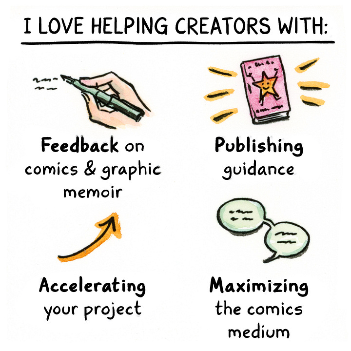 Comics Coaching and Consulting with K. Woodman-Maynard
