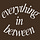 EVERYTHING IN BETWEEN