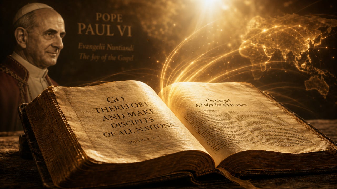 The Heart of Evangelization: What Paul VI Taught About Sharing the Gospel The Heart of Evangelization: What Paul VI Taught About Sharing the Gospel