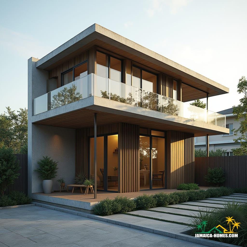 Urban L-Shaped Mini Home Design