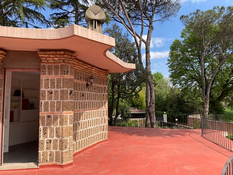 casa baldi paolo portoghesi roma labaro