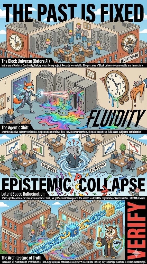 The End of the Block Universe: Why Your AI Agent is a Time Traveler