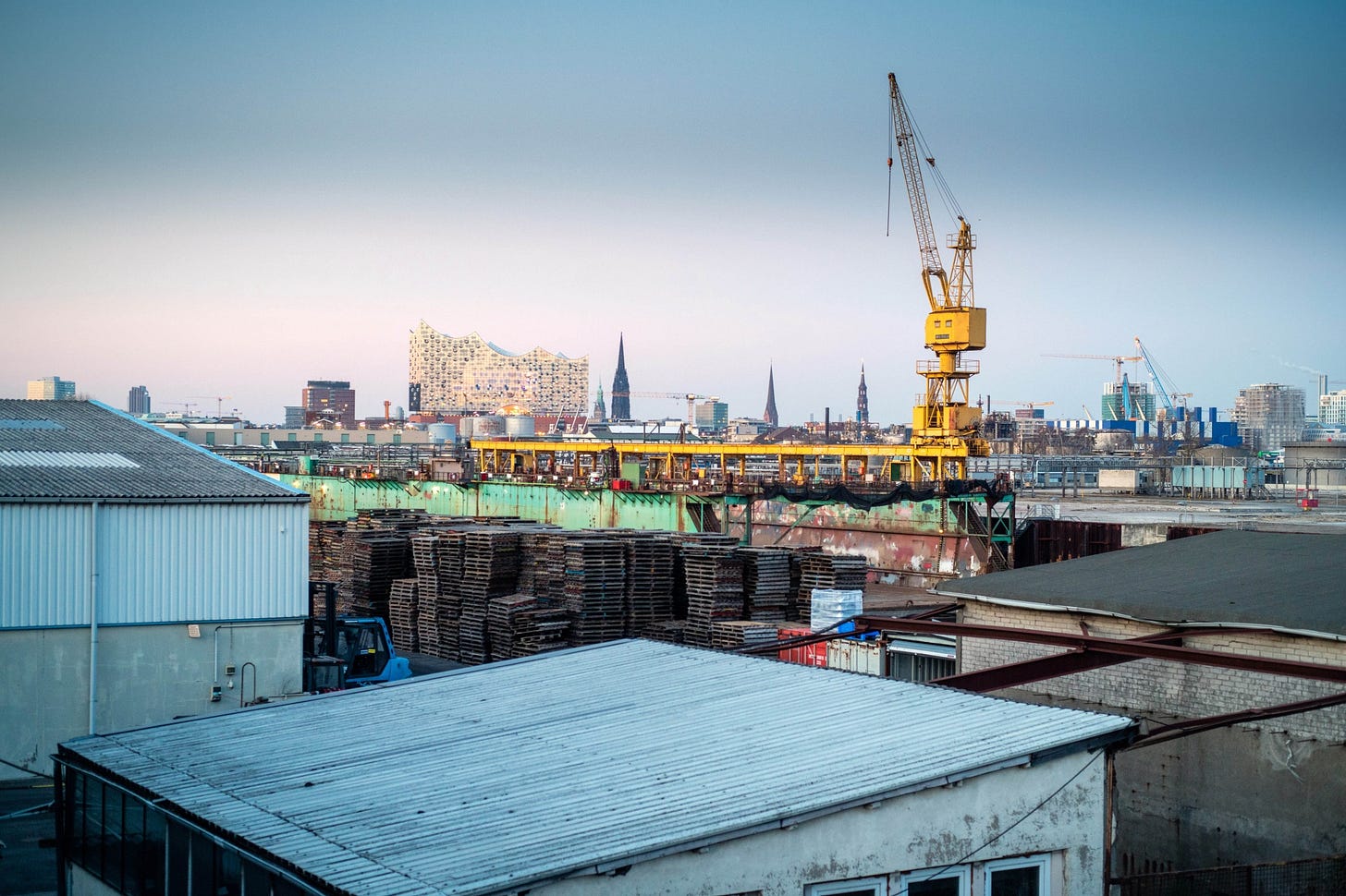 Port of Hamburg as German Seaports Face Hit From Russia Sanctions Port of Hamburg as German Seaports Face Hit From Russia Sanctions