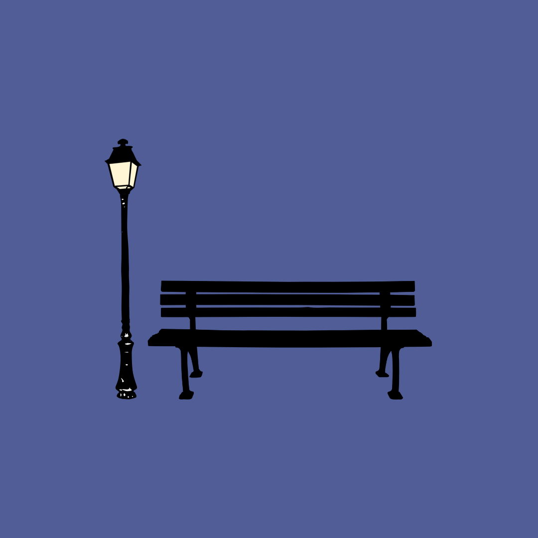 a park bench