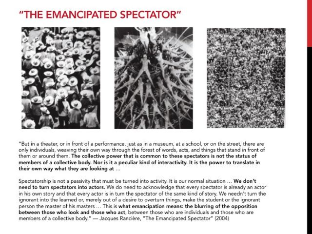 emancipated spectator emancipated spectator
