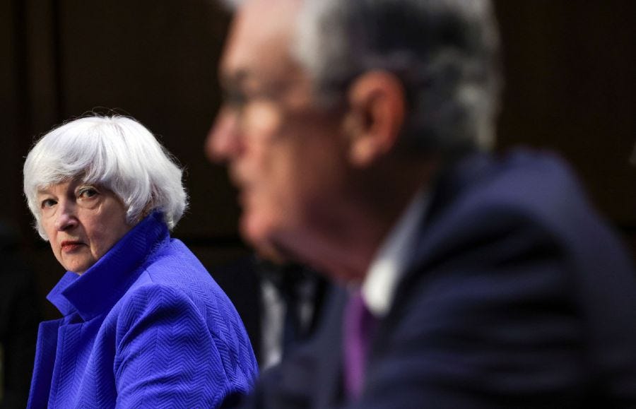 Federal Reserve Chairman Jerome Powell and Treasury Secretary Janet Yellen testify before the Senate Banking Committee on November 30th, 2021. Federal Reserve Chairman Jerome Powell and Treasury Secretary Janet Yellen testify before the Senate Banking Committee on November 30th, 2021.