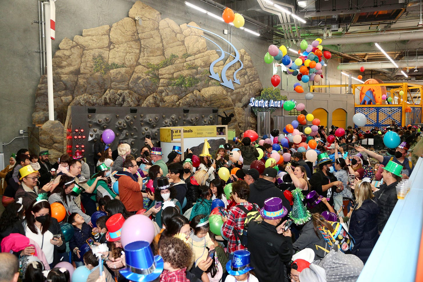 New Year's celebration at a children's museum