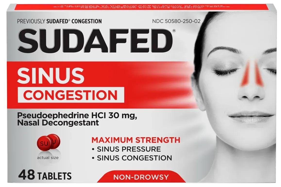 SUDAFED® Sinus Congestion | SUDAFED®