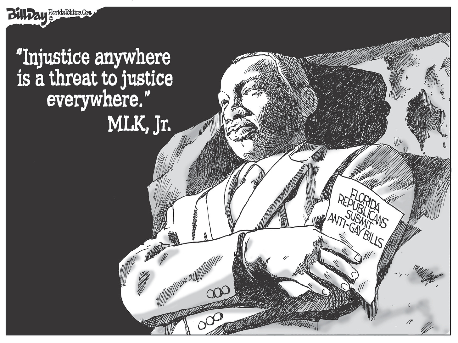 Political Cartoon U.S. Martin Luther King, Jr. Florida GOP LGBTQ rights |  The Week