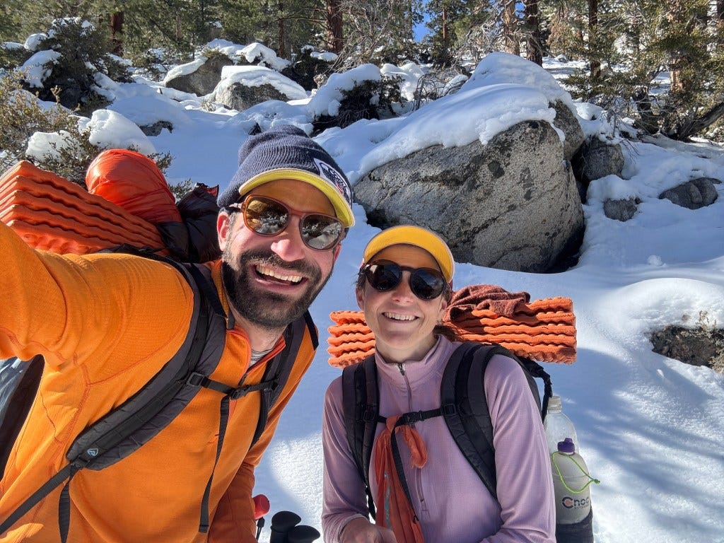 Renee and Tim wearing their favorite sunglasses.