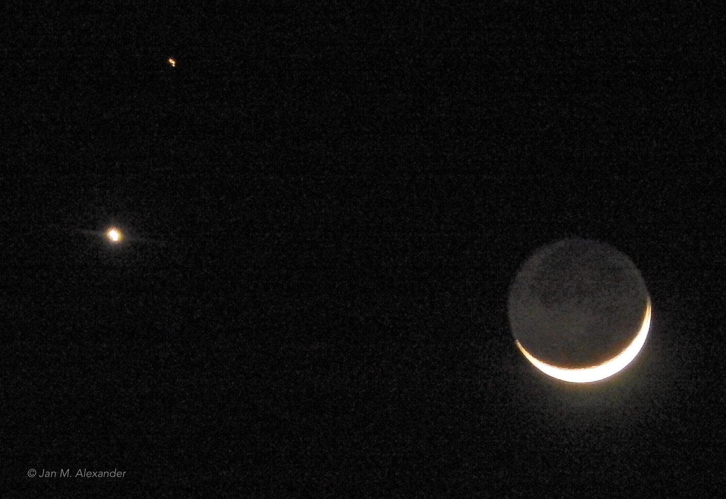 moon and stars
