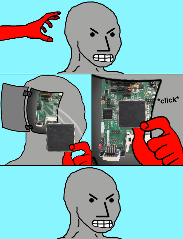 NPC Update Chip Blank Template - Imgflip