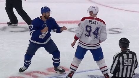 Perry, Foligno agree to a fight after Tavares injury - Sportsnet.ca