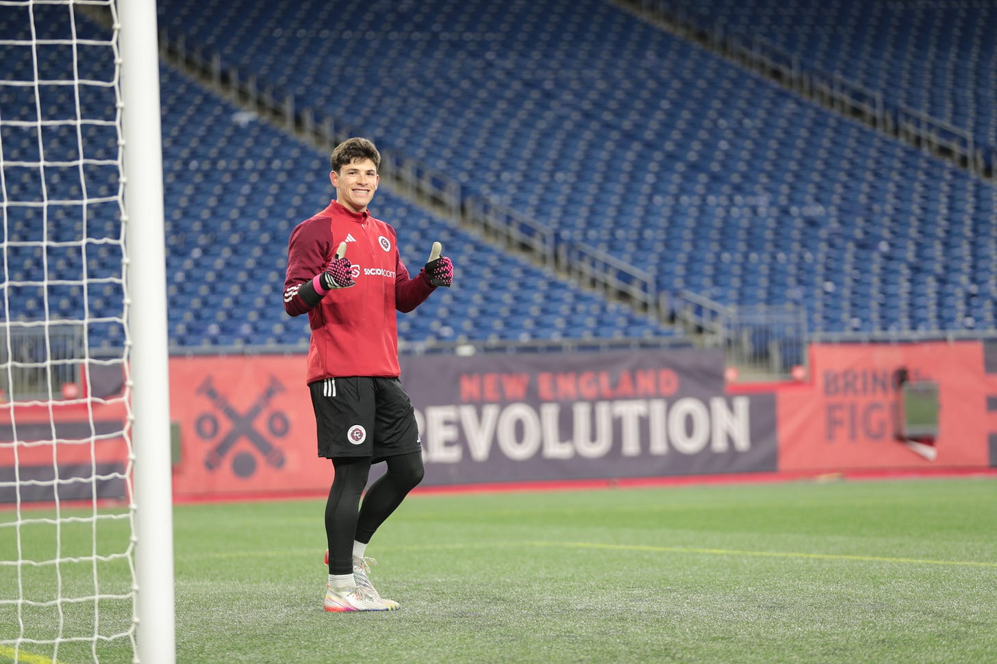 New England Revolution II goalkeeper Max Weinstein