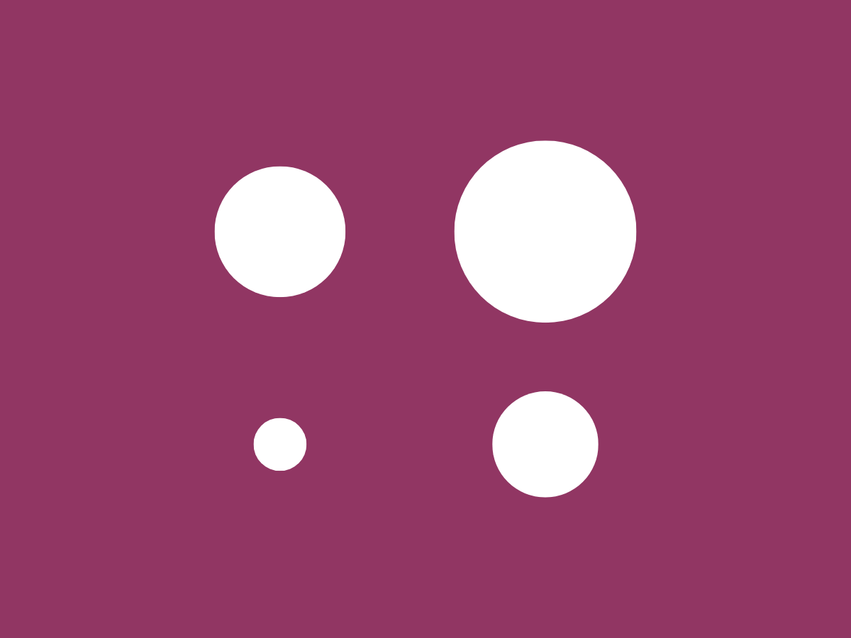 maroon background with four white circles on it maroon background with four white circles on it