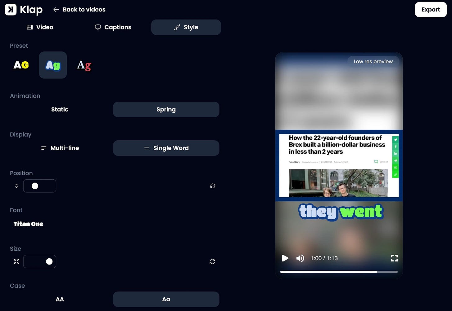Customize everything (frame, fonts, colors, etc.) to fit your brand