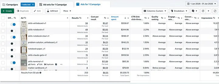 Meta marketing campaigns