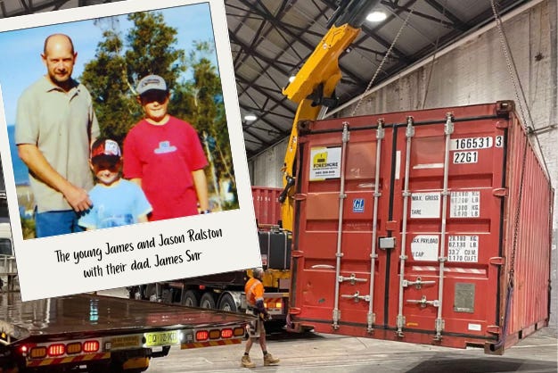 How a single shipping container in a Port Kembla backyard grew into a second-gen industrial player