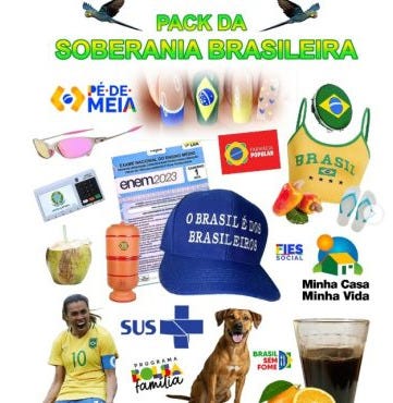Pack da soberania' do governo Lula vira chacota nas redes