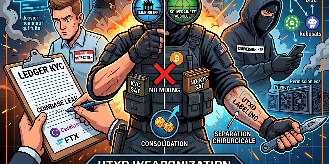 The UTXO Sniper: Shattering the KYC vs NO-KYC Illusion.