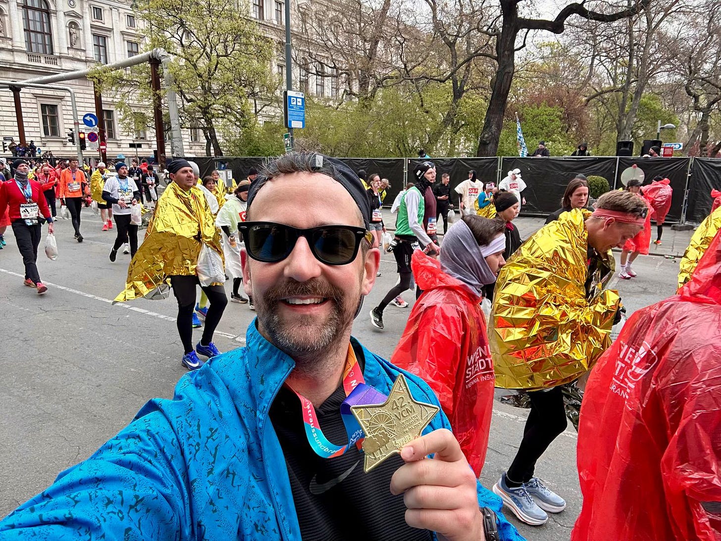 Finishing the Vienna City Marathon 2025
