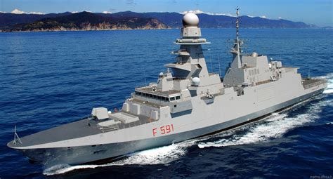 F-591 Virginio Fasan FREMM Bergamini Frigate Italian Navy