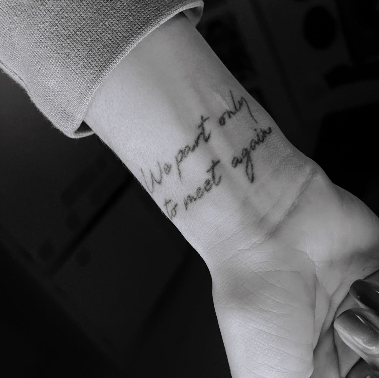 We Part Only to Meet Again: A Promise in Ink