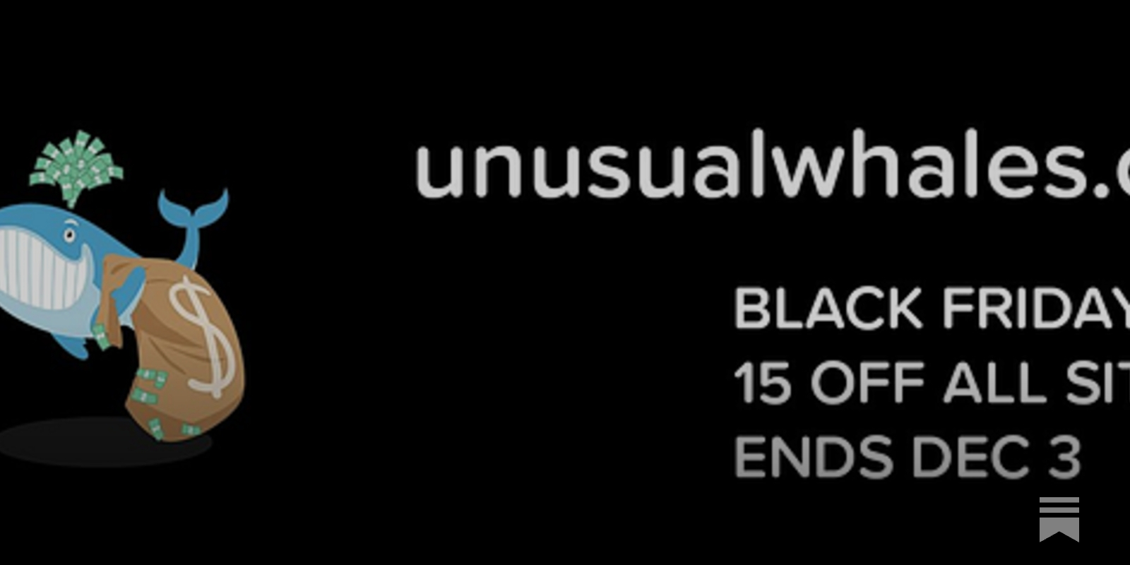 Our Black Friday Sale Ends on Monday at Midnight!