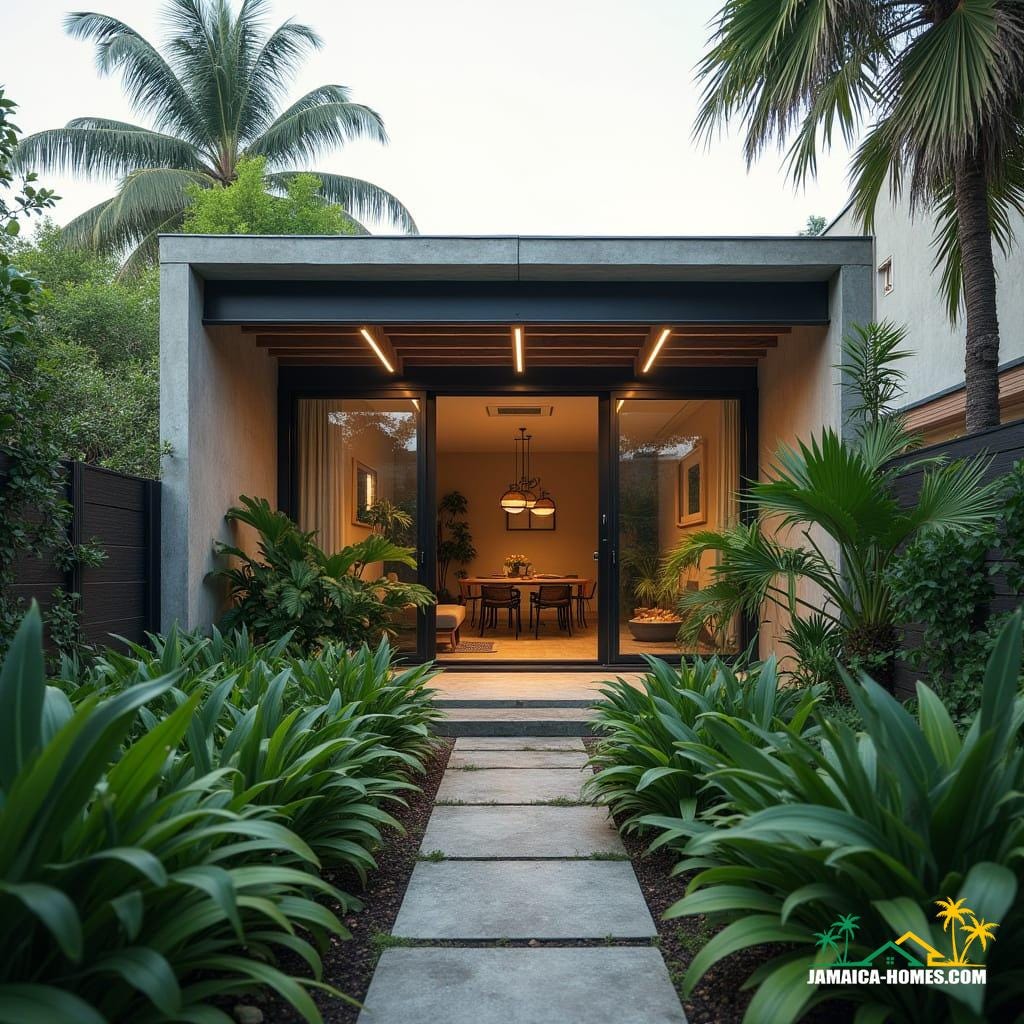 Urban Steel-Clad Mini Home Design