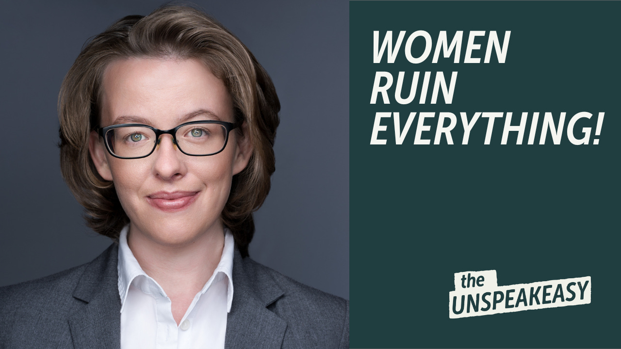 Headshot of Helen Andrews for her podcast episode with Meghan Daum about the Great Feminization. Photo represents Daum's reflections on how the YouTube algorithm, clickbait headlines, and the attention economy have reshaped podcasting and public discourse. Headshot of Helen Andrews for her podcast episode with Meghan Daum about the Great Feminization. Photo represents Daum's reflections on how the YouTube algorithm, clickbait headlines, and the attention economy have reshaped podcasting and public discourse.