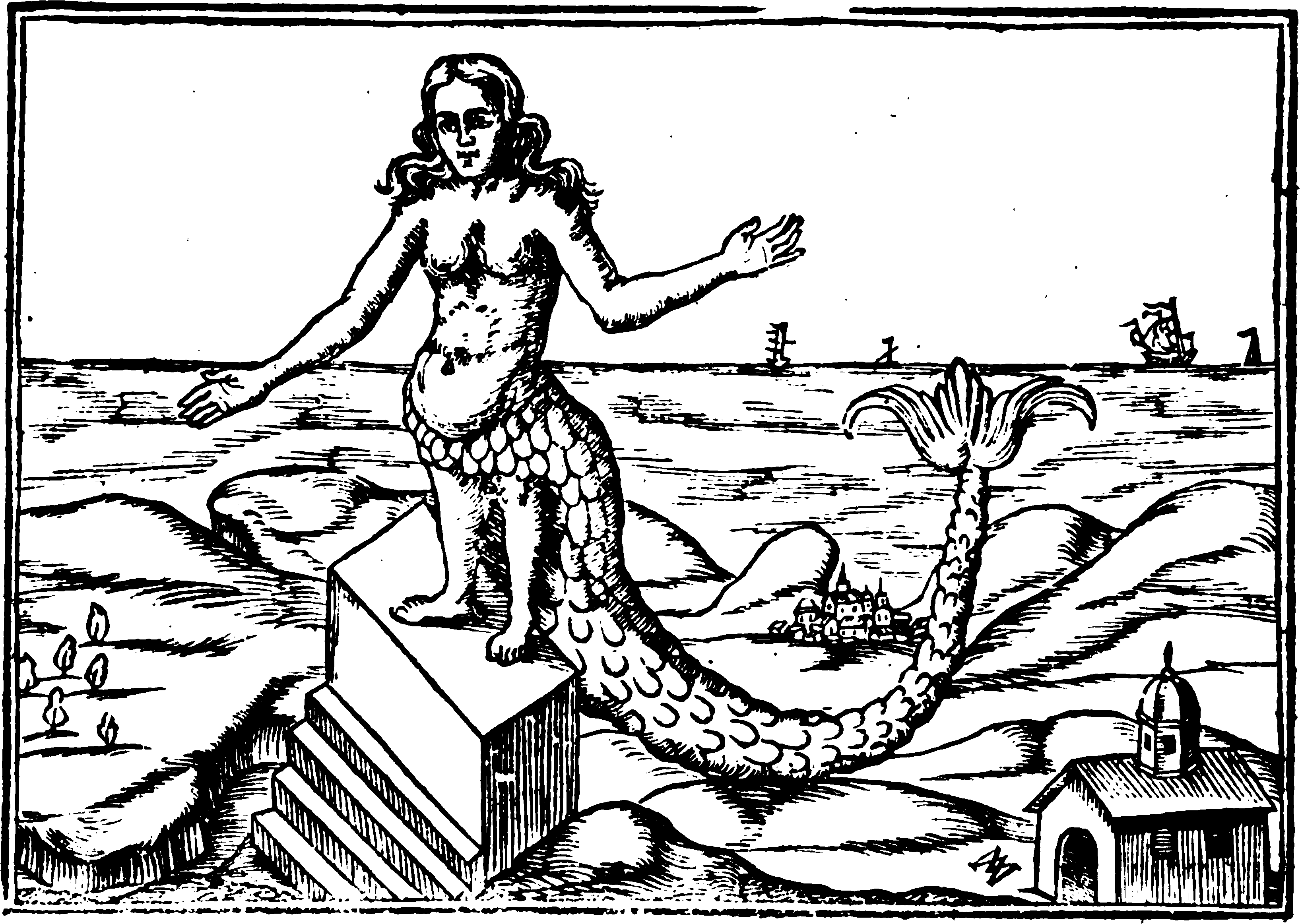 Astargatis Atargatis, The First Mermaid - by Katrina Emery