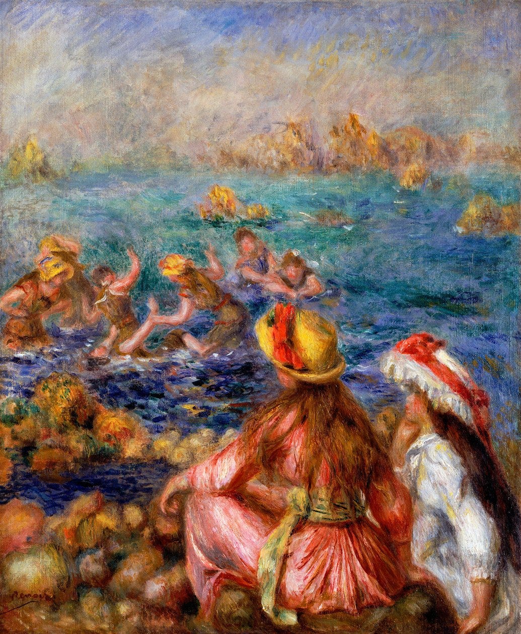 Los bañistas, 1892 | Pierre-Auguste Renoir