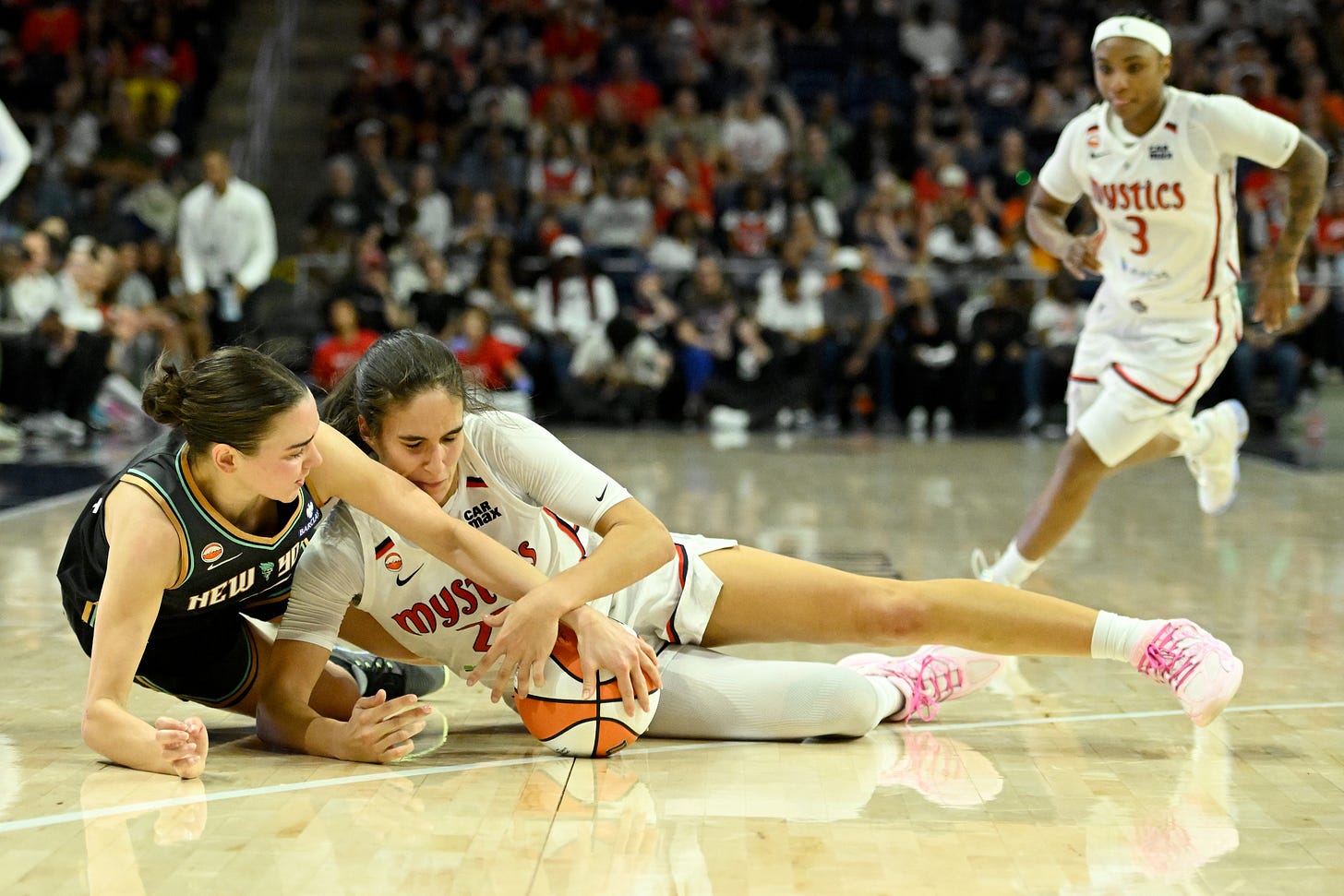 Mystics battle hard, fall short in overtime against Liberty 98-93