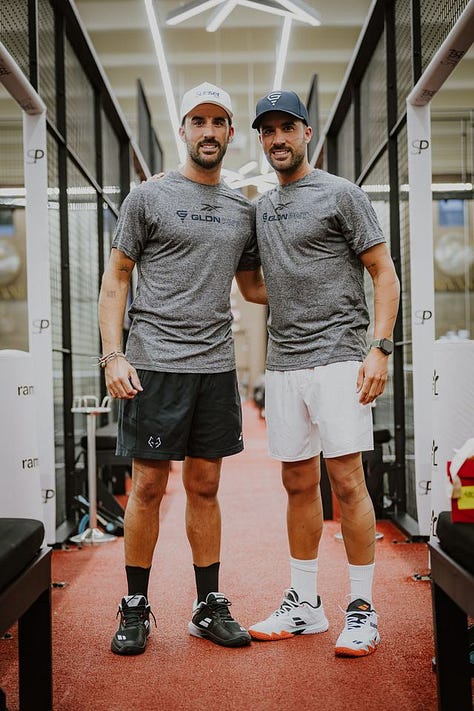 GLDN PNT x Reebok's new gear on display at Sunset Padel in Miami Beach