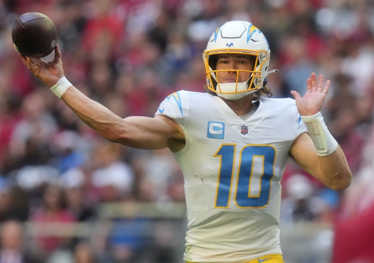Chargers News: Justin Herbert Taking Advantage of His Height with New ...