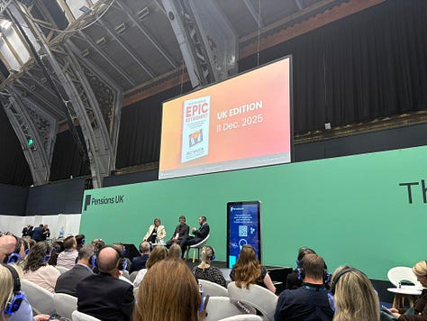 Photos from Pensions UK and meeting our UK moderators