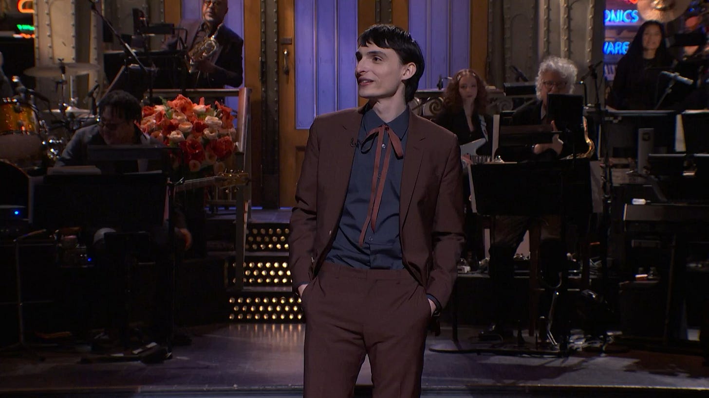 Finn Wolfhard makes his SNL hosting debut featuring ‘Stranger Things’  co-stars Gaten Matarazzo and Caleb McLaughlin