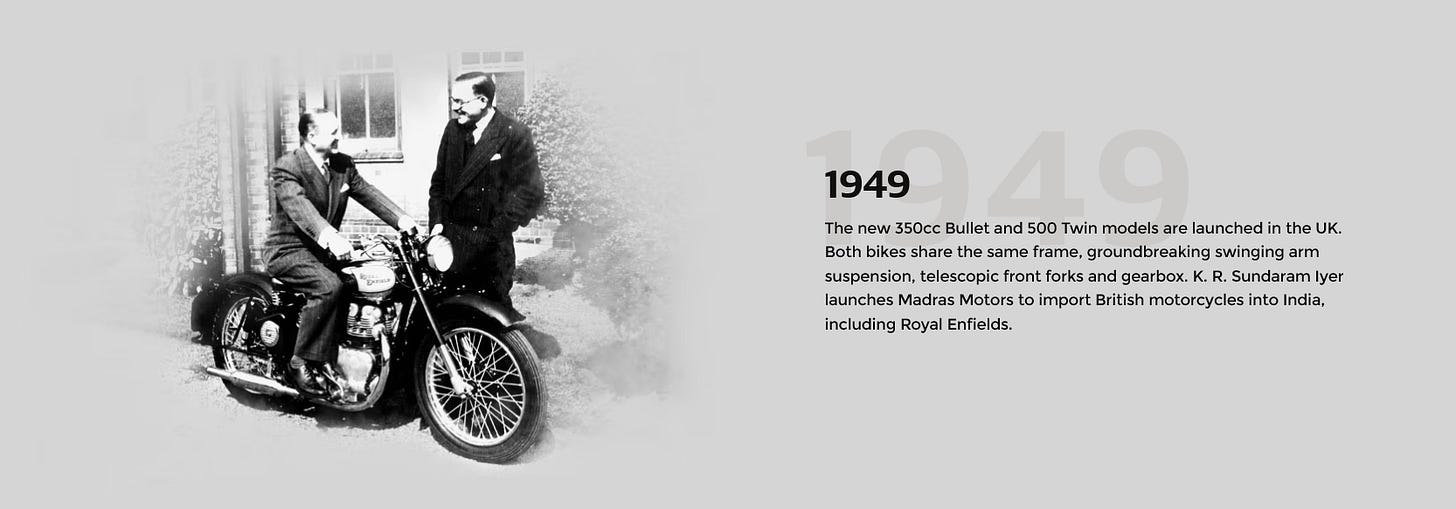 Royal Enfield Bullet 1949 history | Finology Recipe