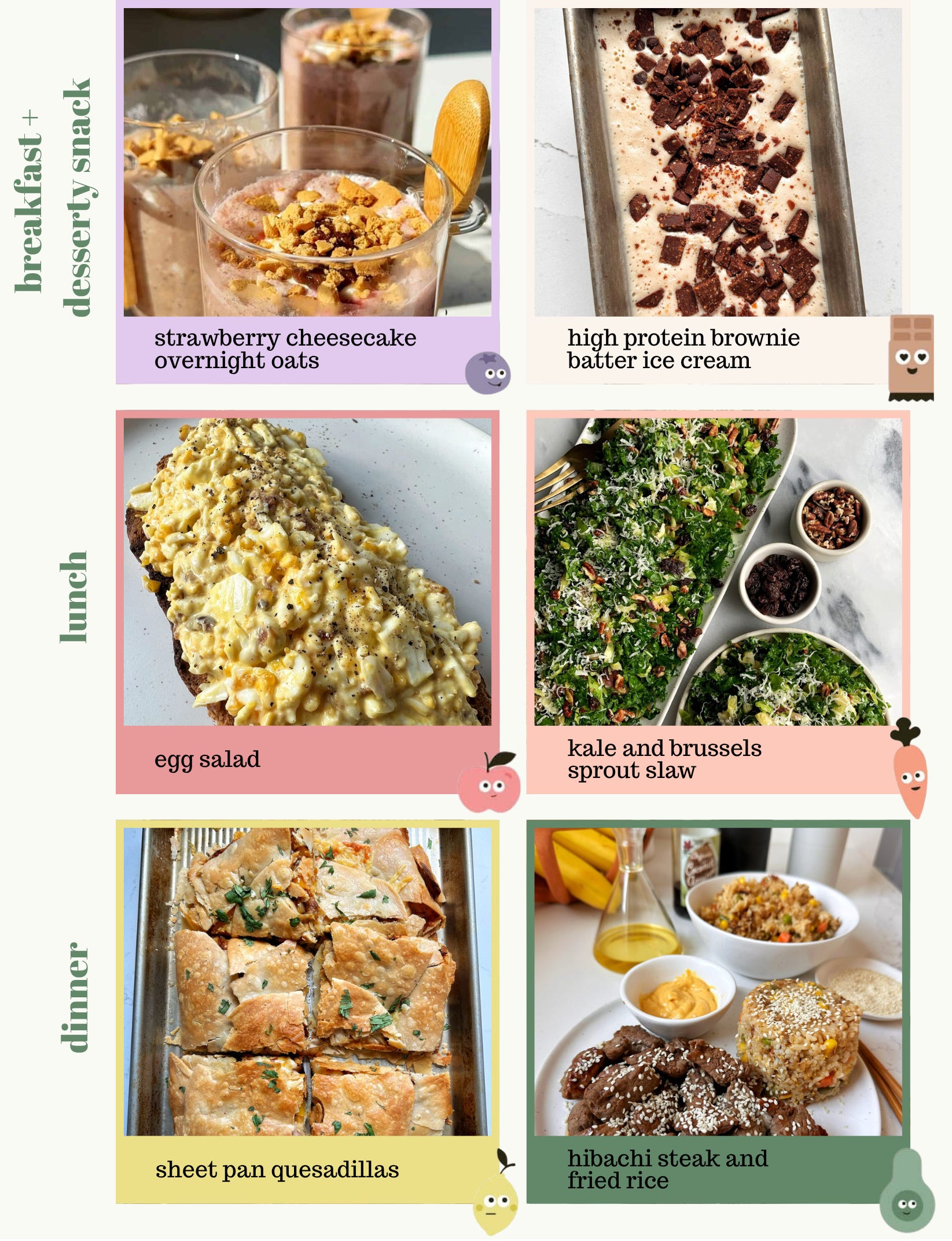 WEEK 4 | june's weekly family meal plan