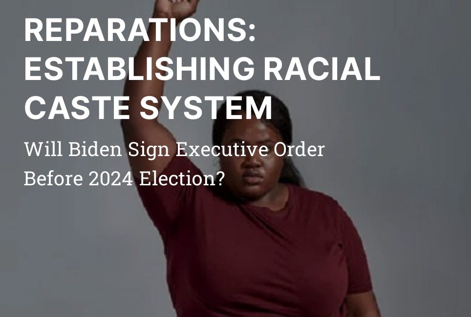 REPARATIONS: ESTABLISHING RACIAL CASTE SYSTEM