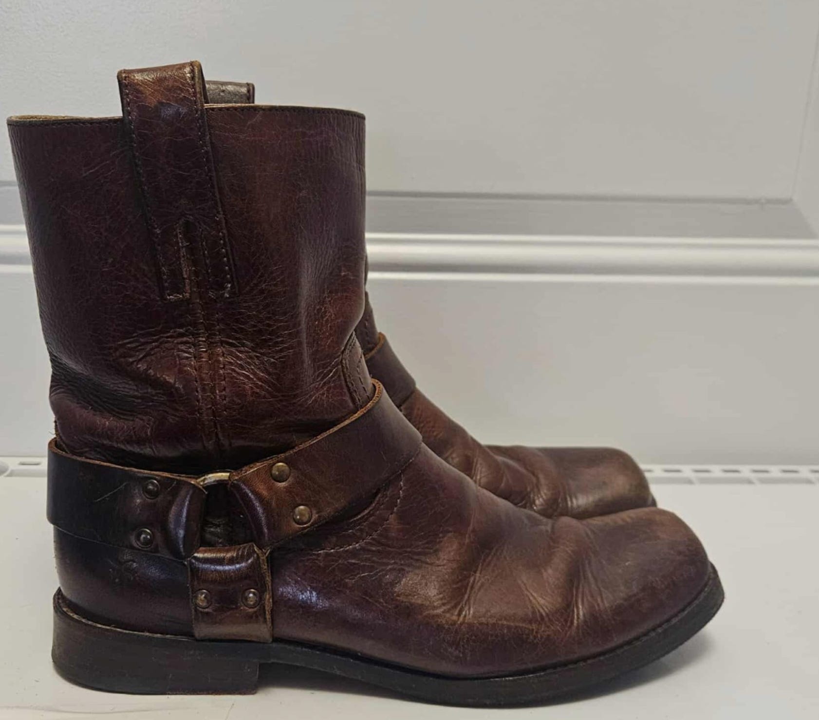 Unknown brand vintage buckle boots My Vintage boots, WWII Double Buckle Boots! Dated 1945 : r  main image 3