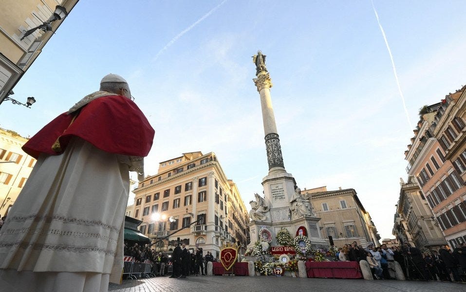 The Immaculate Conception: History, a miracle, and the Spanish Steps
