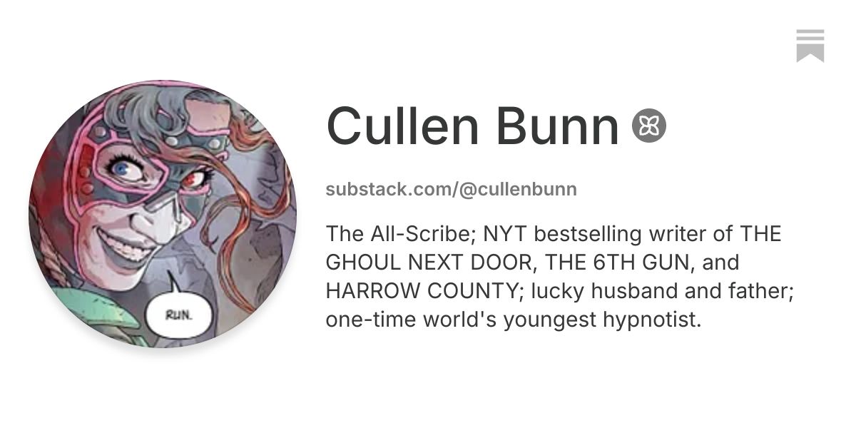Cullen Bunn | Substack