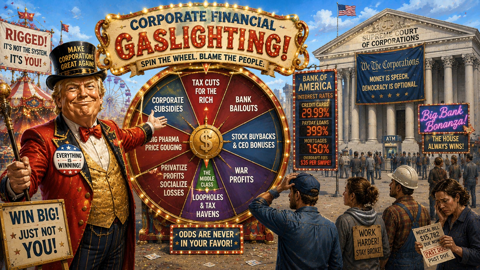 Our Broken Systems: The Capitalist Gaslight Why Your Financial Freedom Is a Corporate Myth