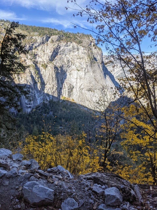 VIP Peter and I recently visited Yosemite National Park, which remains majestic, despite the catastrophic effects of climate change. Appreciation to VIP Phoebe and loyal reader Alison for recommending the trip. VIP Peter and I recently visited Yosemite National Park, which remains majestic, despite the catastrophic effects of climate change. Appreciation to VIP Phoebe and loyal reader Alison for recommending the trip.